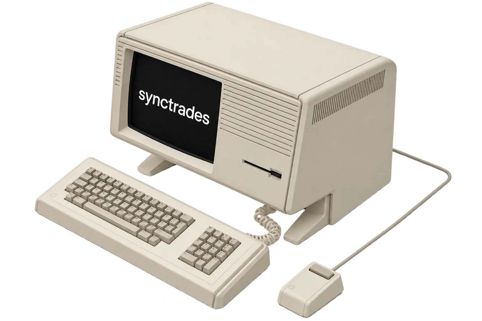 A computer running synctrades