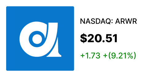 ARWR stock card